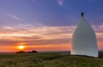 White Nancy sunset