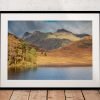 BleatTarn phot looking across to the Langdale Pikes