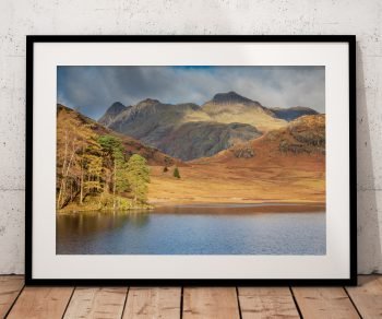 BleatTarn phot looking across to the Langdale Pikes