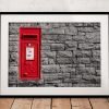 red postbox colour splash
