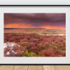 Stanage Edge sunset Peak District