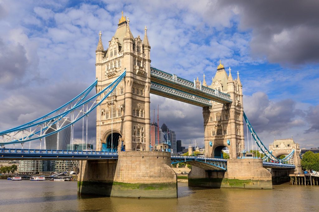 Tower Bridge rises above the River Thames in this atmospheric view of one of London’s most recognisable landmarks – view 2