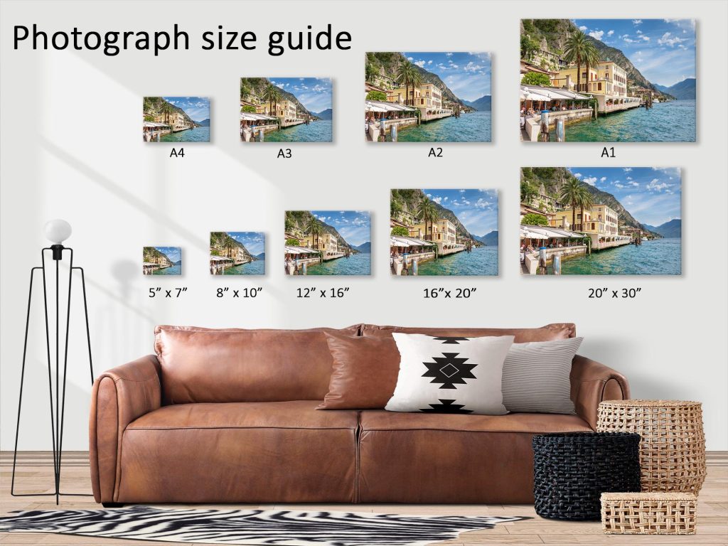 Limone Lakeside Cafés, Italy — fine art photograph – view 3