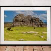 Haytor Rocks rise above the open landscape of Dartmoor