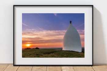White Nancy stands on Kerridge Ridge above Bollington