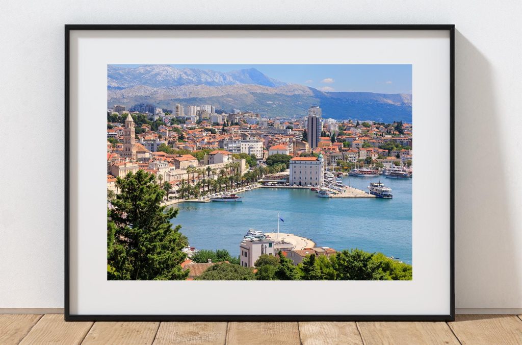 Split Croatia Adriatic Harbour View — fine art photograph