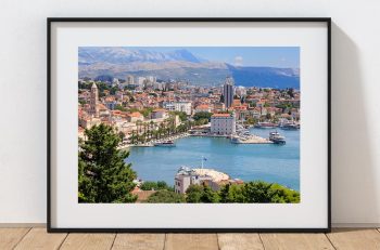 Split Croatia Adriatic Harbour View — fine art photograph