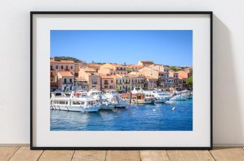 La Maddalena Waterfront Sardinia — fine art photograph