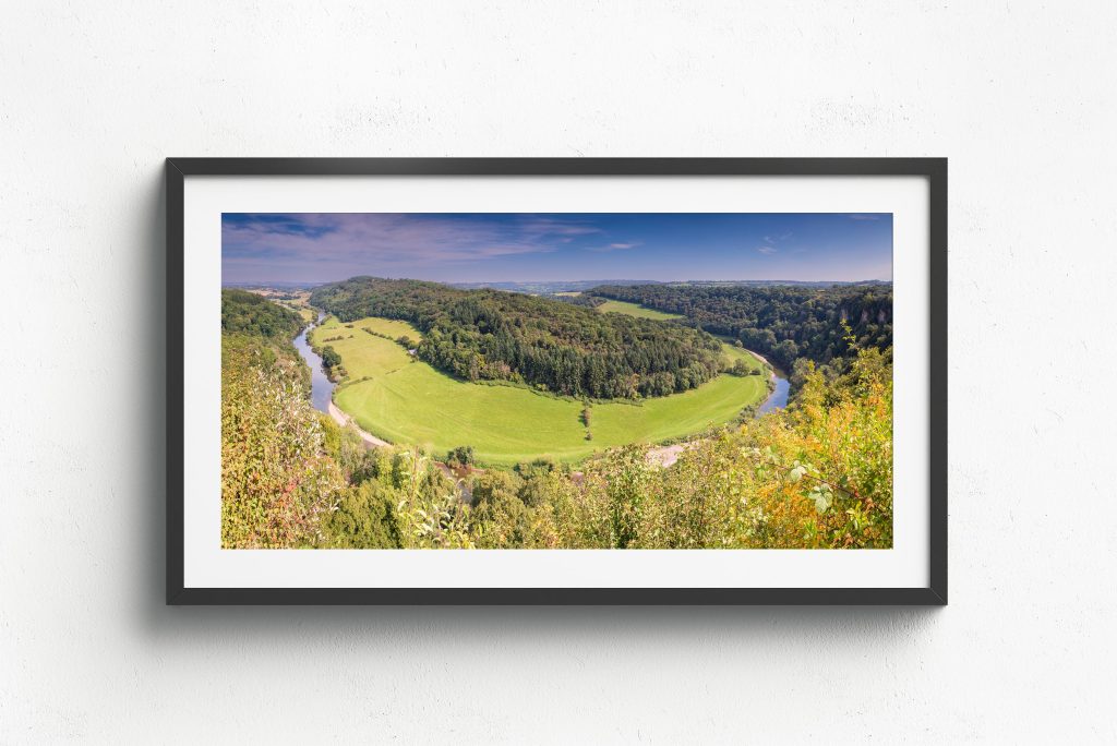 The River Wye sweeps through the wooded landscape below Symonds Yat