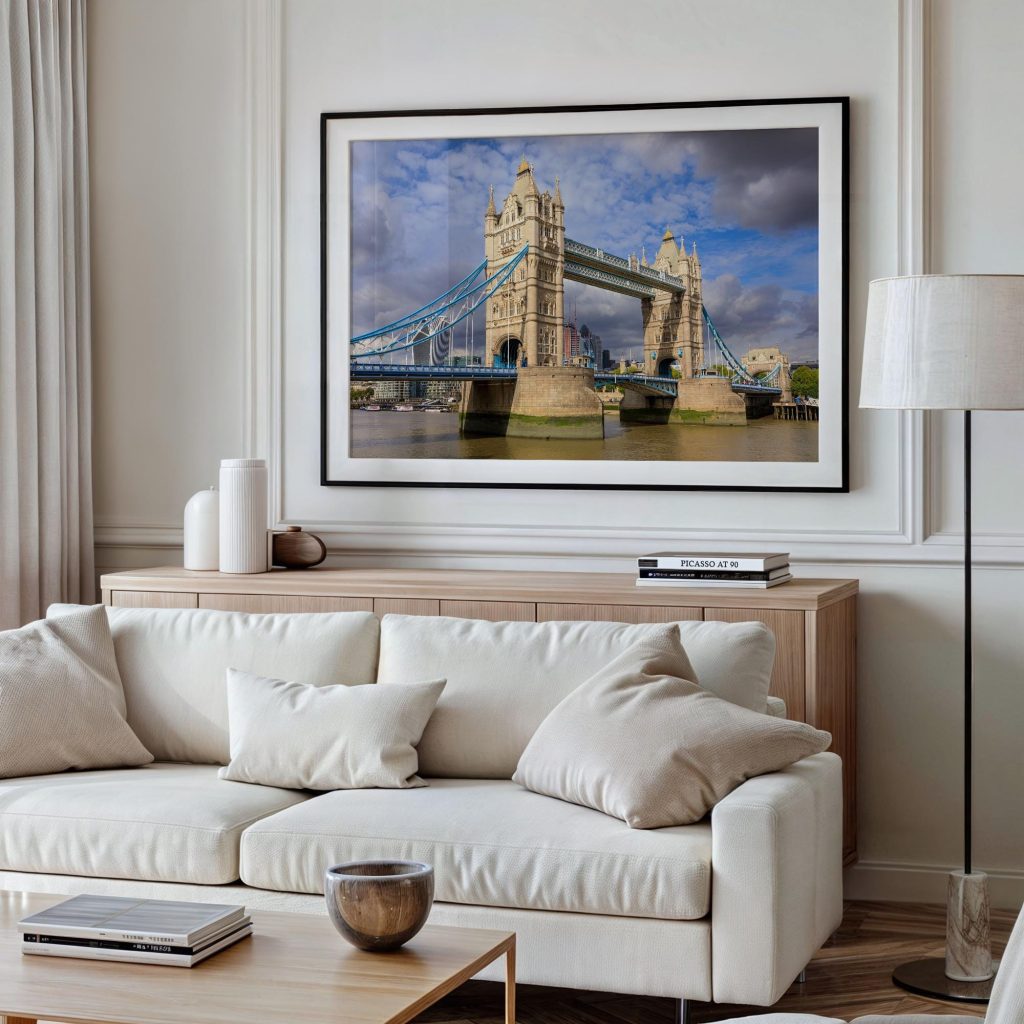 Tower Bridge rises above the River Thames in this atmospheric view of one of London’s most recognisable landmarks – view 3
