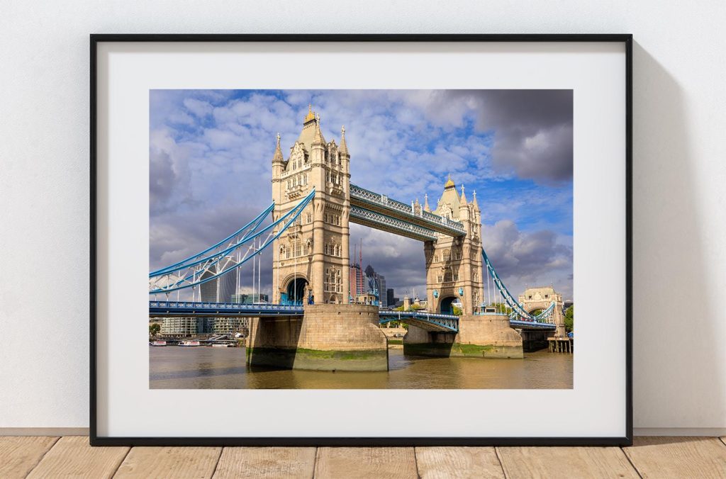 Tower Bridge rises above the River Thames in this atmospheric view of one of London’s most recognisable landmarks