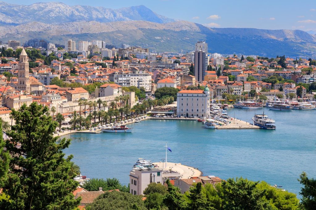 Split Croatia Adriatic Harbour View — fine art photograph – view 2