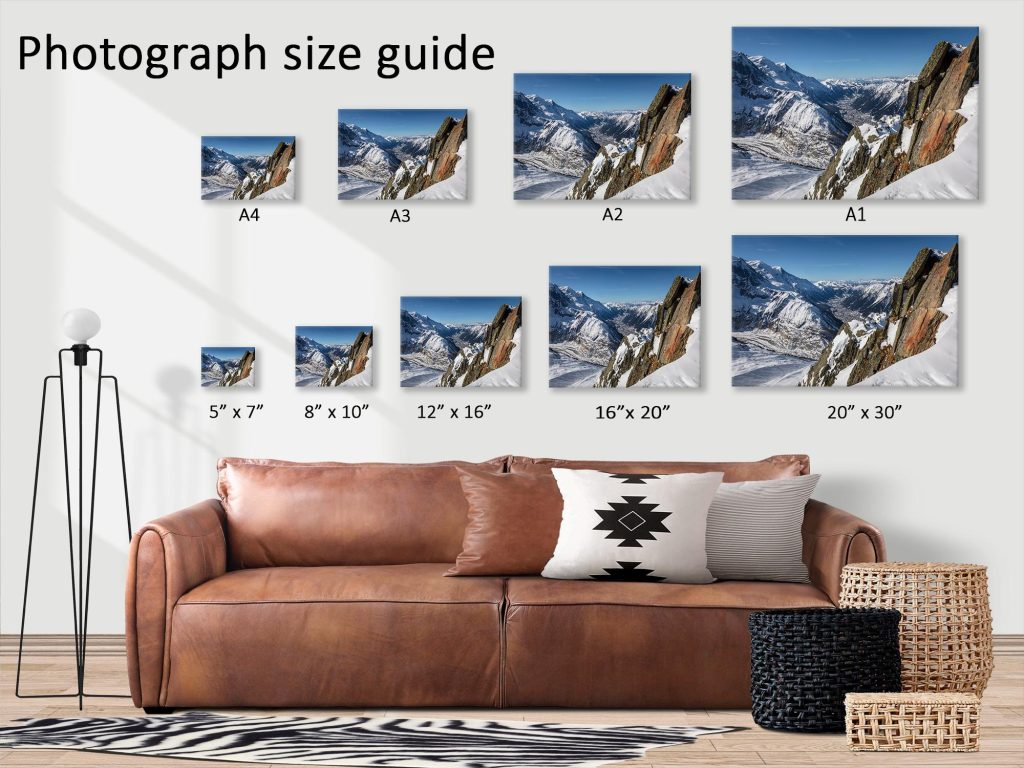 Chamonix and Mont Blanc Alps Mountain, France — fine art photograph – view 3