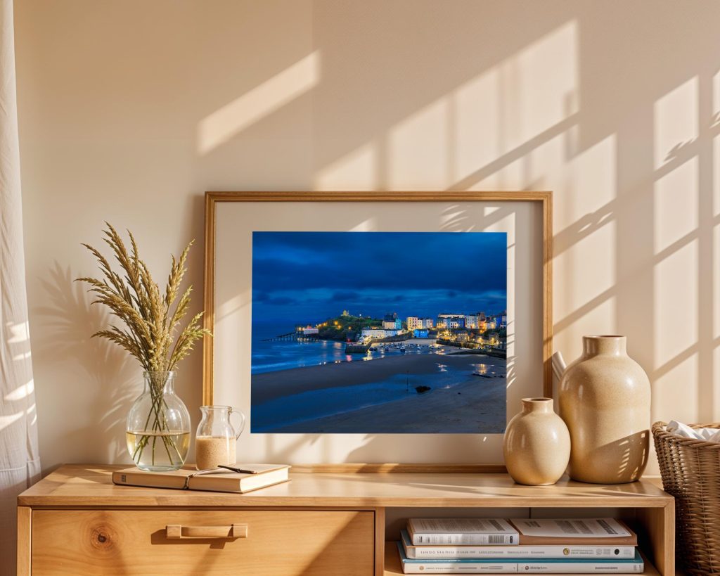 Tenby Harbour Twilight, Wales — fine art photograph – view 5