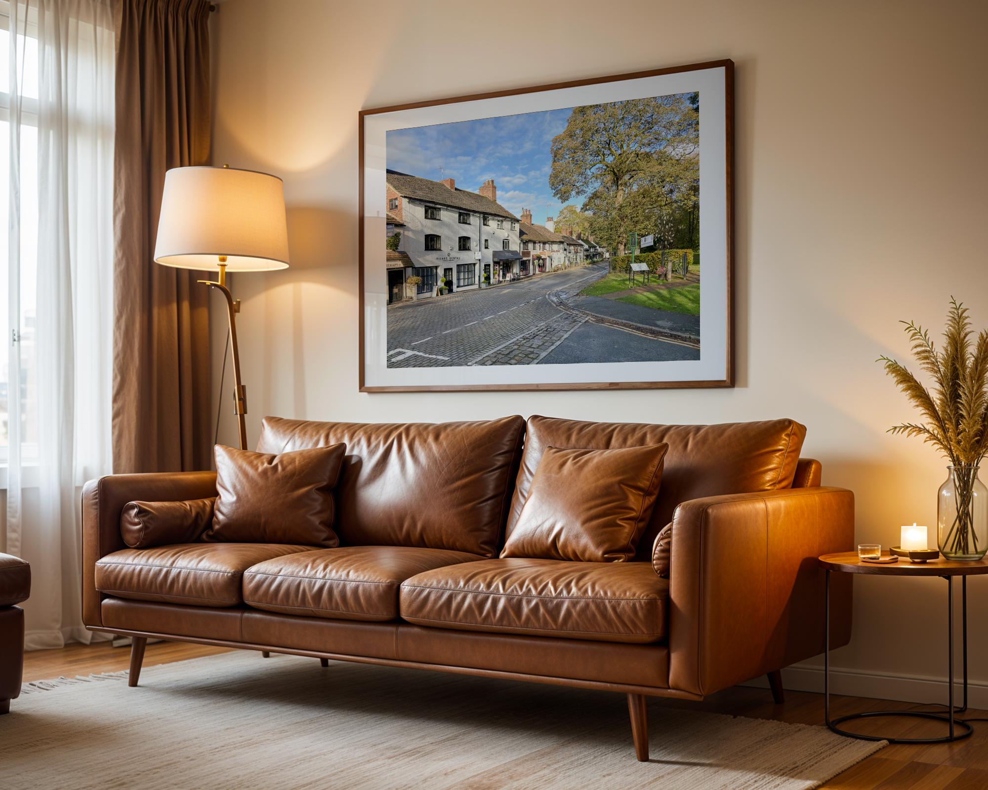 Prestbury’s historic village centre is captured in this Cheshire street scene – view 7