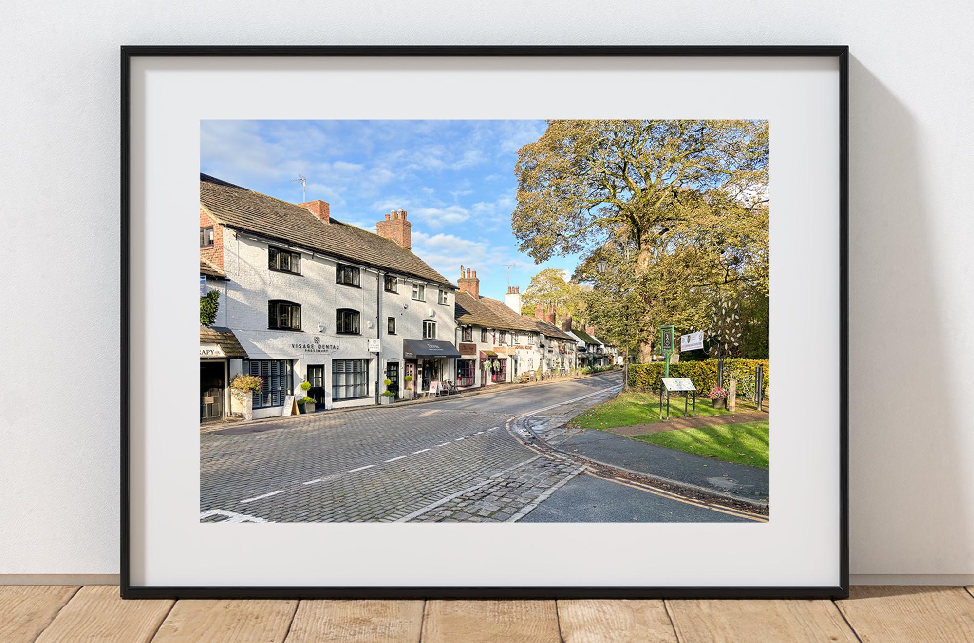 il_fullxfull.6603430967_am8n.jpg Prestbury’s historic village centre is captured in this Cheshire street scene