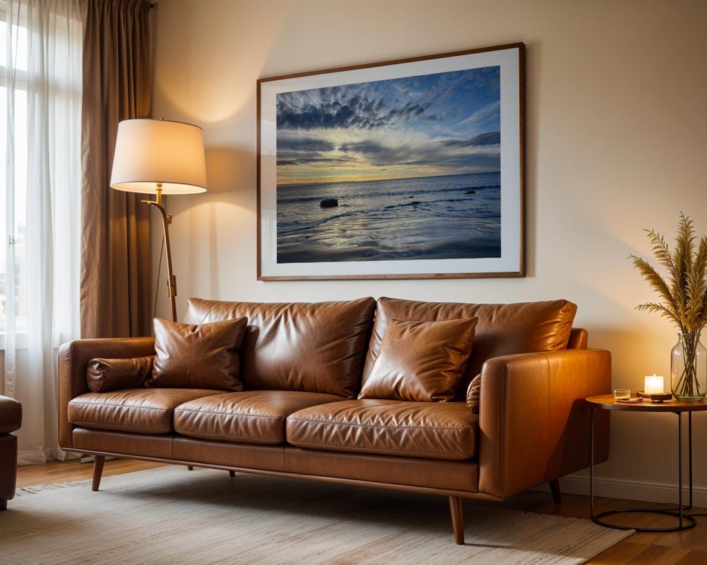 The sun settles over the Bristol Channel near Nash Point and Marcross, Wales – view 3