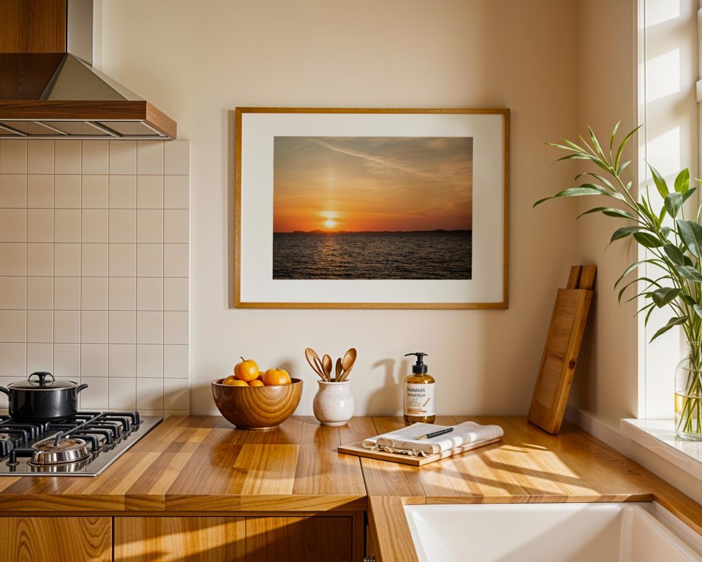 A golden summer sunset settles over the Pembrokeshire coast, Wales – view 4