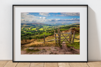 Peak District gate